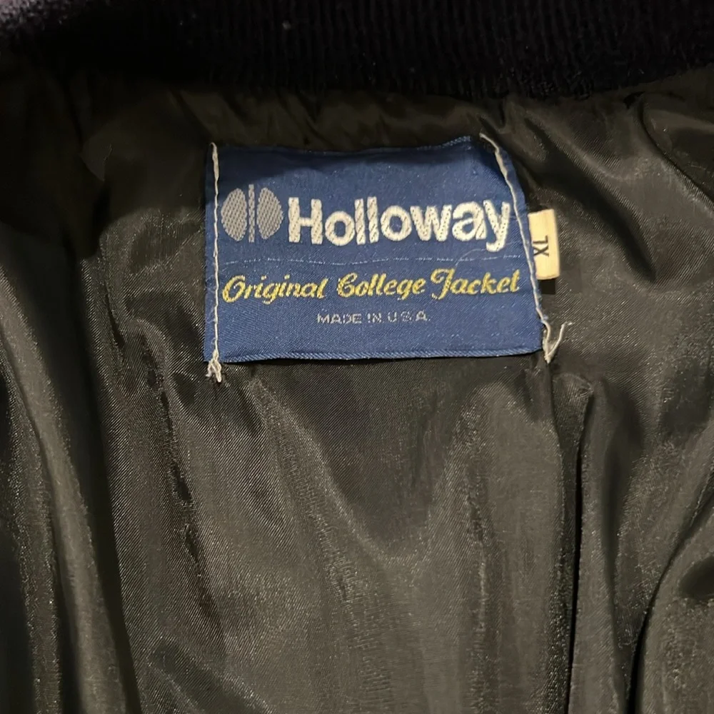 Vintage Notre Dame Holloway Varsity Jacket - Picture 11 of 11